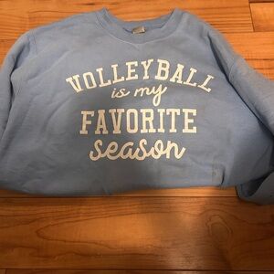 Blue Volleyball Sweatshirt